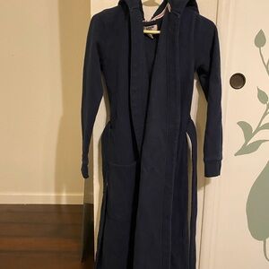 Lands' End Dark Blue Hooded Robe
